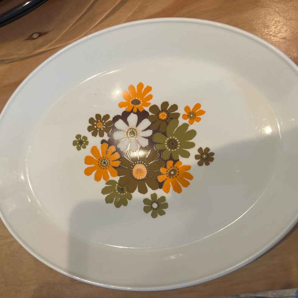 Johnson bros iron stone 1970 serving platter